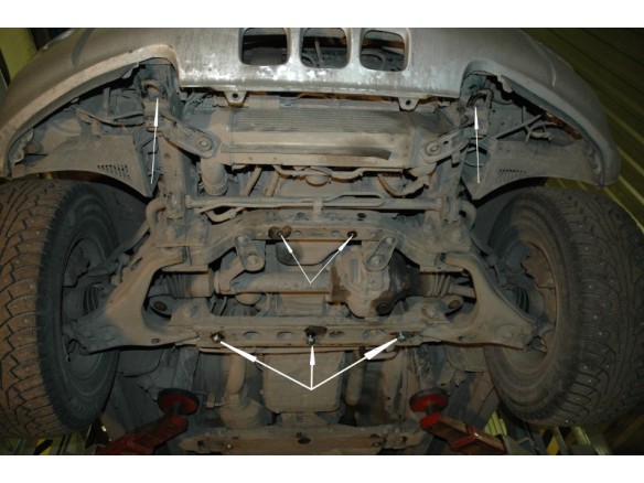 Oceľový kryt motora Kia Sorento (2006-2009)Kia Sorento