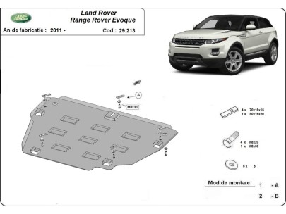 Oceľový kryt motora Range Rover Evoque (2011-2018) 2