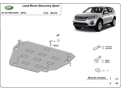 Oceľový kryt motora Land Rover Discovery Sport (2014-2019) 2