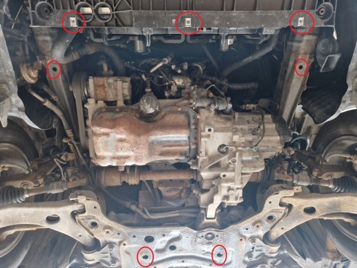 Oceľový kryt motora Mazda 3 (2008-2014)Mazda 3