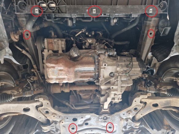 Oceľový kryt motora Mazda 3 (2008-2014)Mazda 3