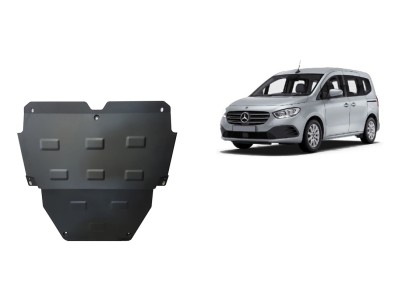 Oceľový kryt motora Mercedes EQT (2023-2025)