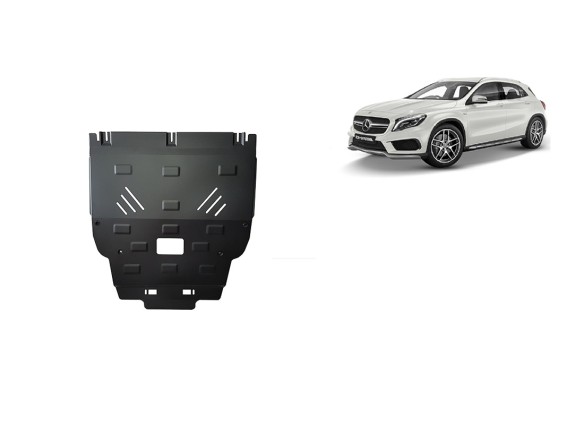 Oceľový kryt motora Mercedes GLA X156 (2014-2019)Mercedes  GLA