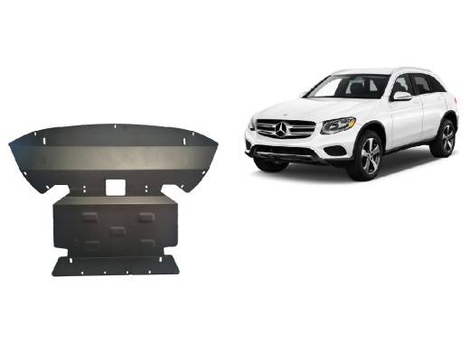 Oceľový kryt motora Mercedes GLC X253 (2015-2022)Mercedes GLC