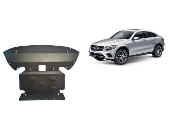 Oceľový kryt motora Mercedes GLC Coupe X253 (2015-2022)Mercedes GLC