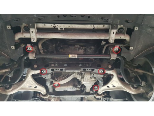 Oceľový kryt motora Mercedes GL X166 (2015-2019)Mercedes GLE