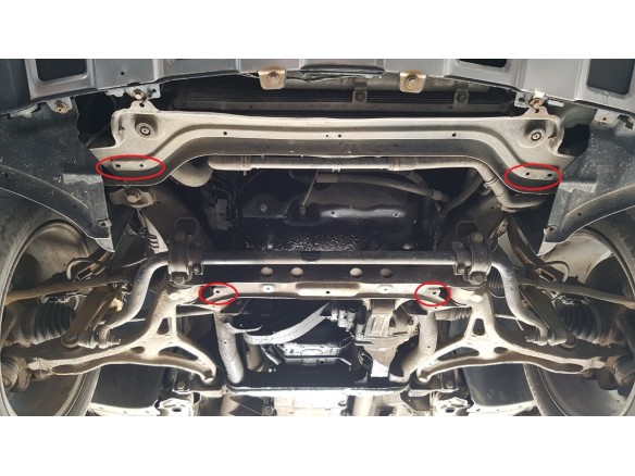 Oceľový kryt motora Mercedes ML W164 (2005-2011)Mercedes ML