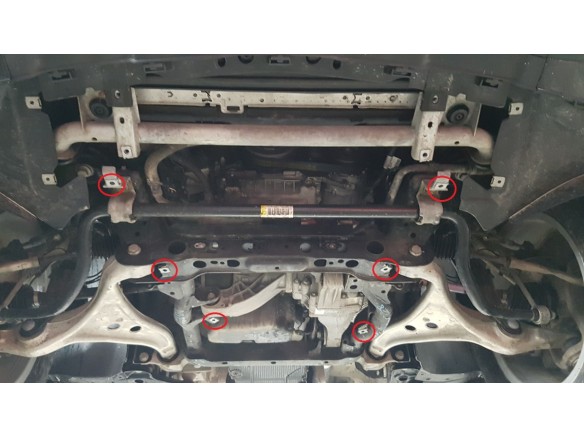 Oceľový kryt motora Mercedes ML W166 (2011-2019)Mercedes ML