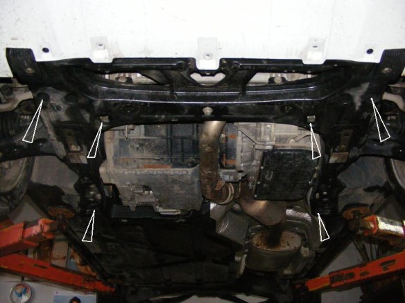 Oceľový kryt motora Mercedes B-Class (2005-2011)Mercedes B-Classe