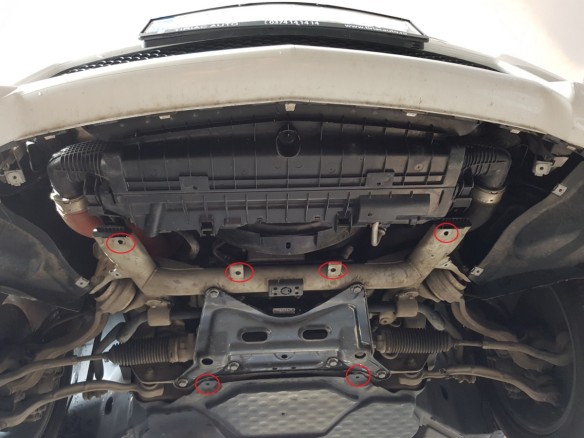 Oceľový kryt motora Mercedes E-Classe W212 (2009-2016)Mercedes E-Classe