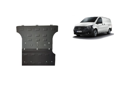 Oceľový kryt motora Mercedes V-Class W447 2.2 D, 4x2 (2014-2025)