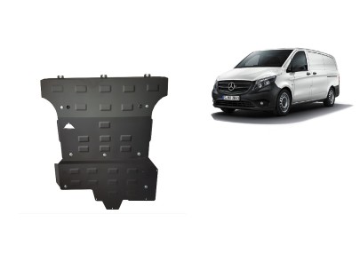 Oceľový kryt motora Mercedes V-Class W447, 2.2 D, 4x4 (2014-2020)