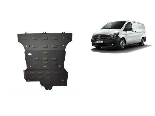 Oceľový kryt motora Mercedes V-Class W447, 2.2 D, 4x4 (2014-2020)Mercedes V-Classe