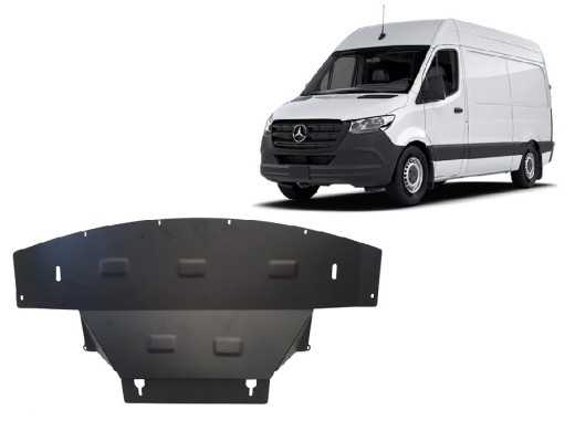Oceľový kryt motora Mercedes Sprinter 907 4x4 (2018-2023)Mercedes Sprinter