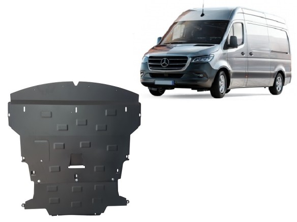 Oceľový kryt motora Mercedes Sprinter-FWD (2018-2026)
