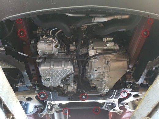 Oceľový kryt motora Mercedes Sprinter-FWD (2018-2026)