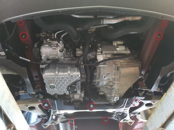 Oceľový kryt motora Mercedes Sprinter-FWD (2018-2025)Mercedes Sprinter