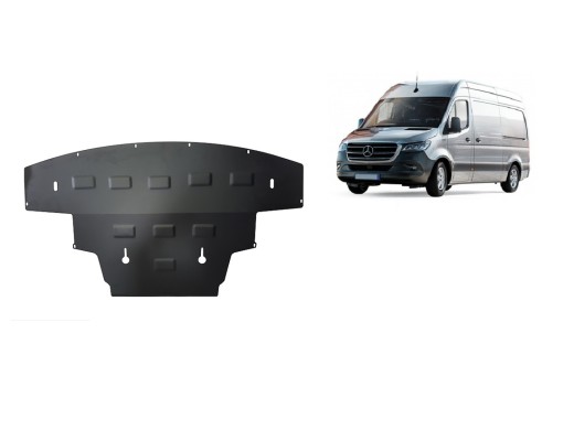 Oceľový kryt motora Mercedes Sprinter-RWD (2018-2025)Mercedes Sprinter