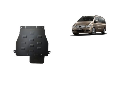 Oceľový kryt prevodovky Mercedes Viano W639 - 4x4 - Automatická prevodovka (2003-2014)