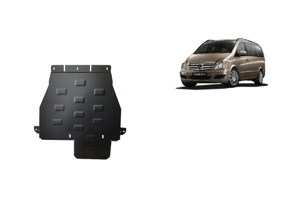 Oceľový kryt prevodovky Mercedes Viano W639 - 4x4 - Automatická prevodovka (2003-2014)Mercedes Viano