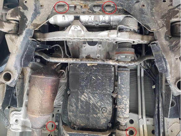 Oceľový kryt prevodovky Mercedes Viano W639 - 4x4 - Automatická prevodovka (2003-2014)Mercedes Viano