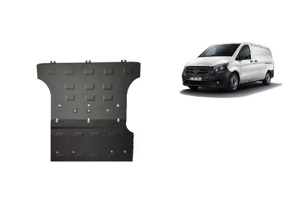 Oceľový kryt motora Mercedes Viano W447 2.2 D, 4x2 (2014-2025)Mercedes Viano