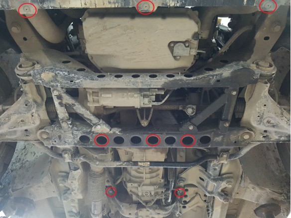 Oceľový kryt motora Mercedes Viano W447 2.2 D, 4x2 (2014-2025)Mercedes Viano