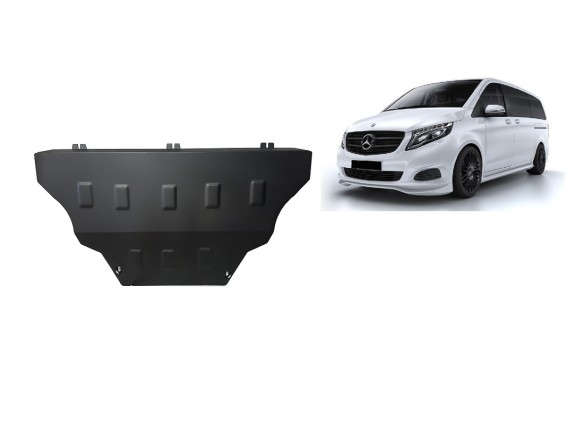 Oceľový kryt motora Mercedes Viano W447, 4x2, 1.6 D (2014-2026)
