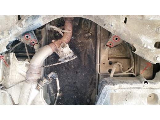 Oceľový kryt systému Start-Stop Mercedes Viano W447, 4x2, 1.6 D (2014-2025)Mercedes Viano