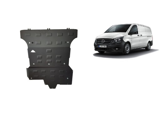 Oceľový kryt motora Mercedes Viano W447, 2.2 D, 4x4 (2014-2020)Mercedes Viano
