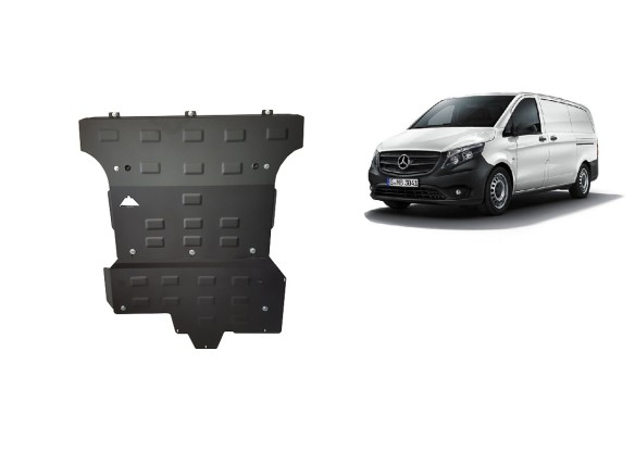 Oceľový kryt motora Mercedes Viano W447, 2.2 D, 4x4 (2014-2020)Mercedes Viano