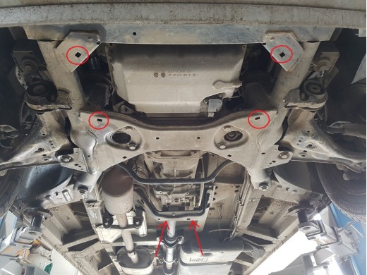 Oceľový kryt prevodovky Mercedes Vito W639 - 2.2 D 4x2 (2003-2014)Mercedes Vito