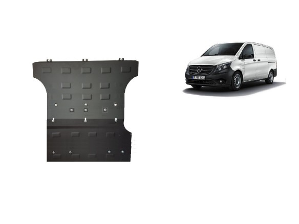 Oceľový kryt motora Mercedes Vito W447 - 4X2 (2014-2026)