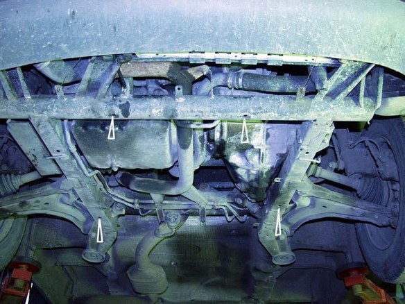 Oceľový kryt motora Mercedes Vito (1996-2003)Mercedes Vito