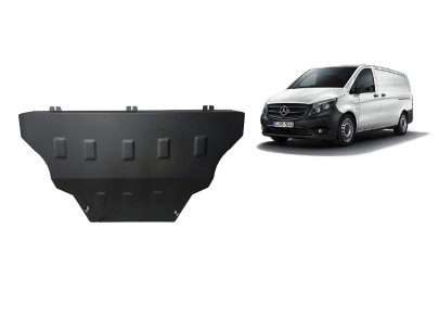 Oceľový kryt motora Mercedes Vito W447, 4x2, 1.6 D (2014-2025)
