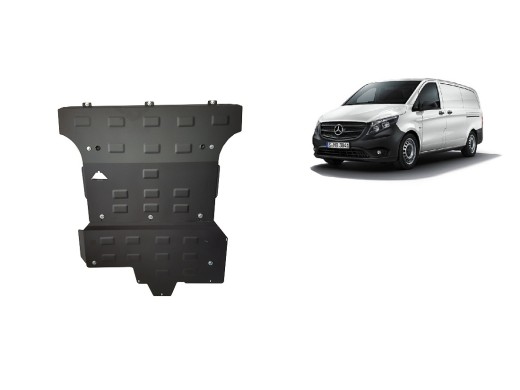 Oceľový kryt motora Mercedes Vito W447, 2.2 D, 4x4 (2014-2020)Mercedes Vito