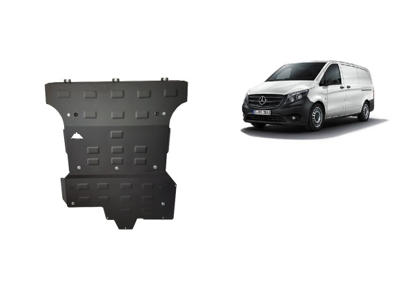 Oceľový kryt motora Mercedes Vito W447, 2.2 D, 4x4 (2014-2020)Mercedes Vito