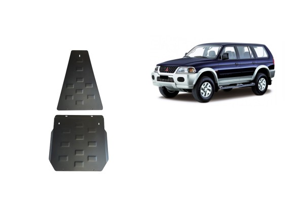 Oceľový kryt prevodovky a reduktora Mitsubishi Pajero Sport 1 (1998-2007)Mitsubishi Shogun Sport