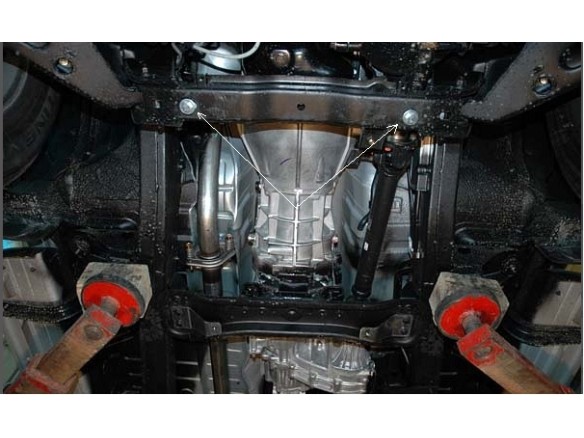 Oceľový kryt prevodovky Mitsubishi Pajero Sport 2 (2008-2016)Mitsubishi Shogun Sport