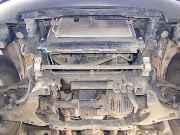 Oceľový kryt motora Mitsubishi Pajero Sport 2 (2008-2016)Mitsubishi Shogun Sport