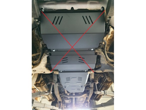 Oceľový kryt prevodovky Mitsubishi L 200 (2005-2015)Mitsubishi L200