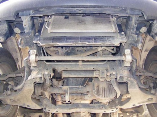 Oceľový kryt motora Mitsubishi L 200 (2005-2015)Mitsubishi L200