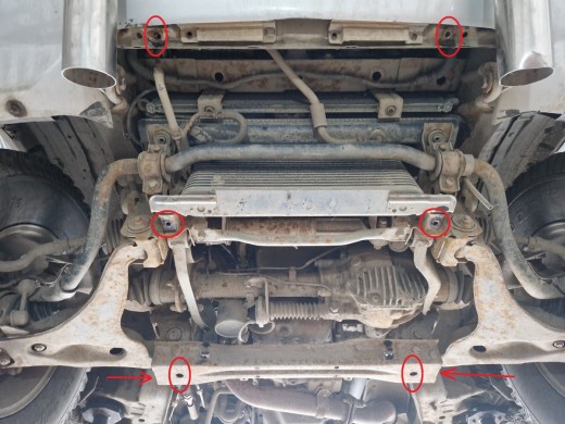 Oceľový kryt motora Mitsubishi Pajero 3 (V60, V70) Vers 2.0 (1999-2007)Mitsubishi Shogun