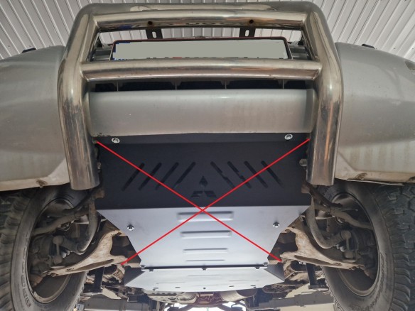 Oceľový kryt prevodovky Mitsubishi Pajero 3 (V60, V70) Vers. 2.0 (1999-2007)Mitsubishi Shogun