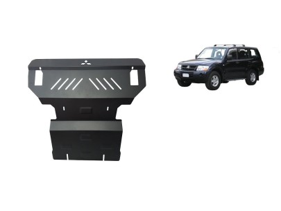 Oceľový kryt motora Mitsubishi Pajero 4 (V80, V90) (2007-2021)Mitsubishi Shogun