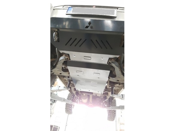 Oceľový kryt motora Mitsubishi Pajero 3 (V60, V70) (1999-2007)Mitsubishi Shogun