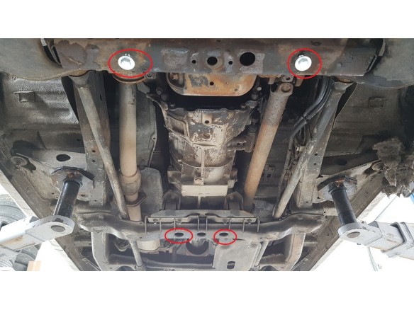 Oceľový kryt prevodovky Mitsubishi Pajero 3 (V60, V70) (1999-2007)Mitsubishi Shogun