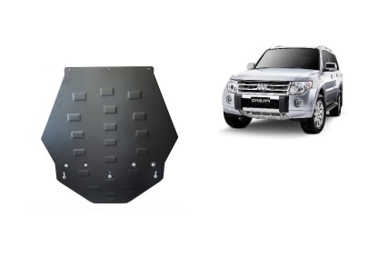 Oceľový kryt motora Mitsubishi Pajero 4 (V80, V90) (2007-2021)Mitsubishi Shogun