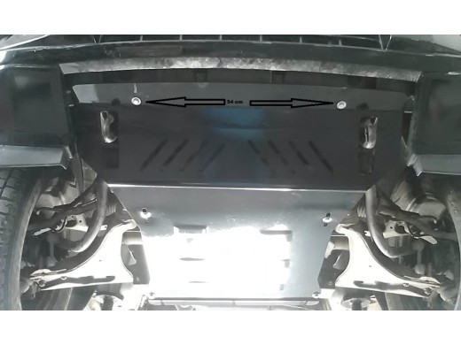 Oceľový kryt motora Mitsubishi Pajero 4 (V80, V90) (2007-2021)Mitsubishi Shogun