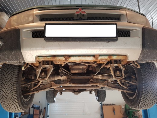 Oceľový kryt motora Mitsubishi Pajero Pinin (1997-2007)Mitsubishi Shogun Pinin